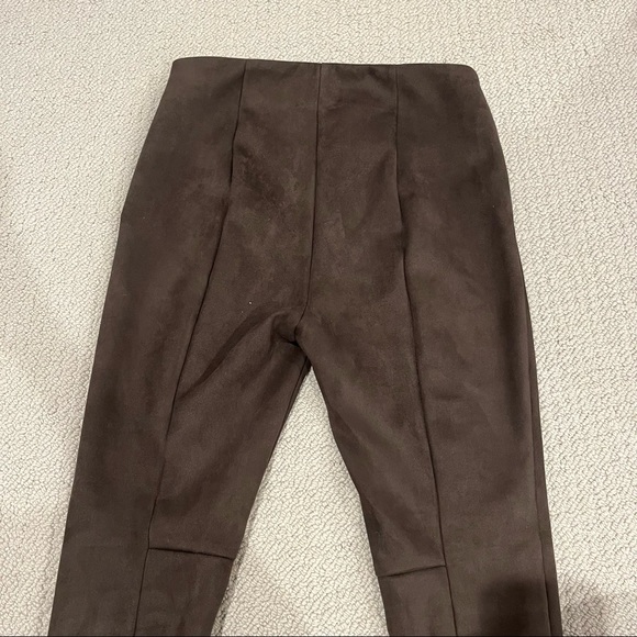 LOFT Petite Velvet Pant - Picture 4 of 4
